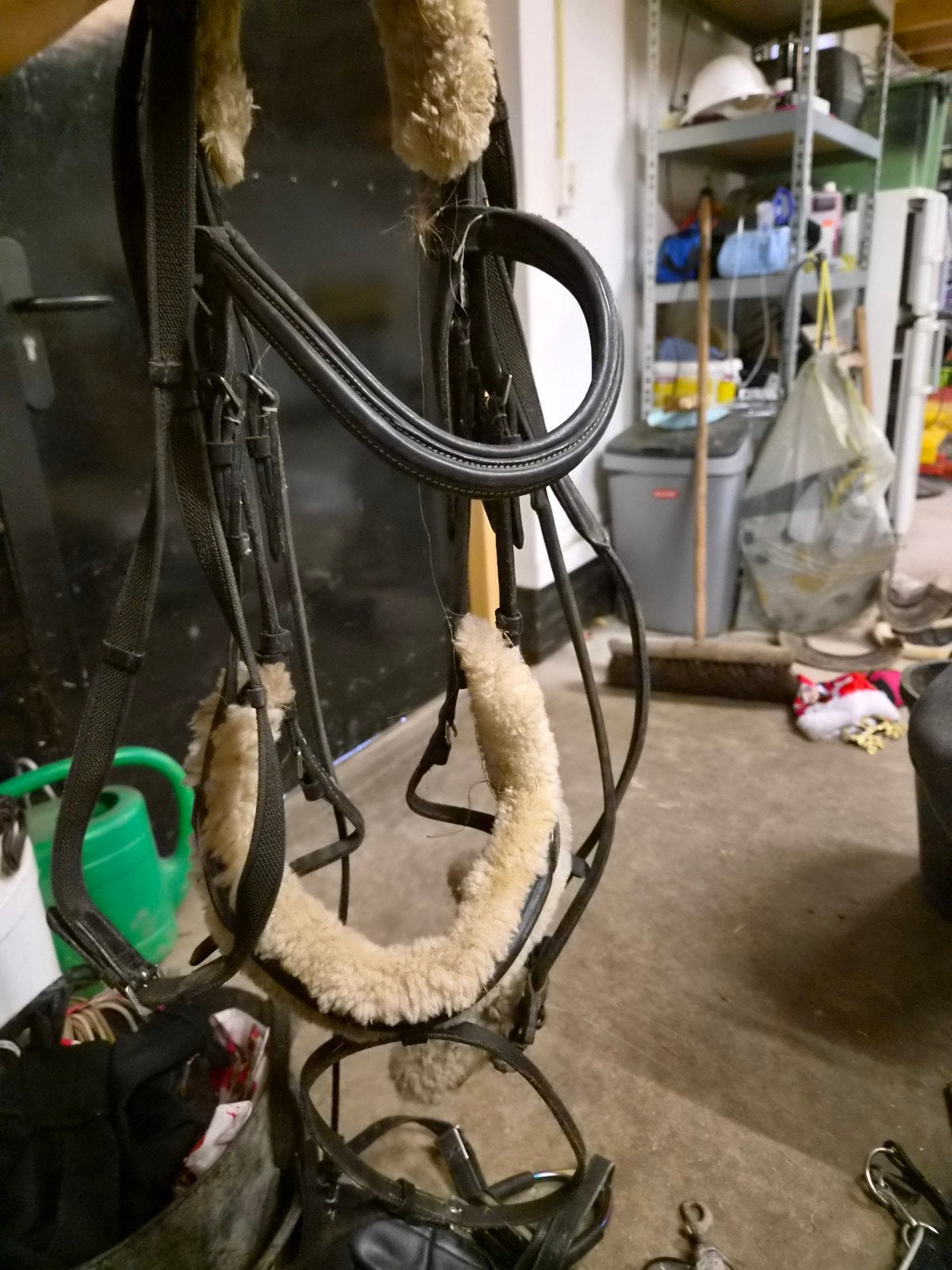 kavalkade hoofstel met bont full, Ophalen of Verzenden, Gebruikt, Hoofdstel, Full