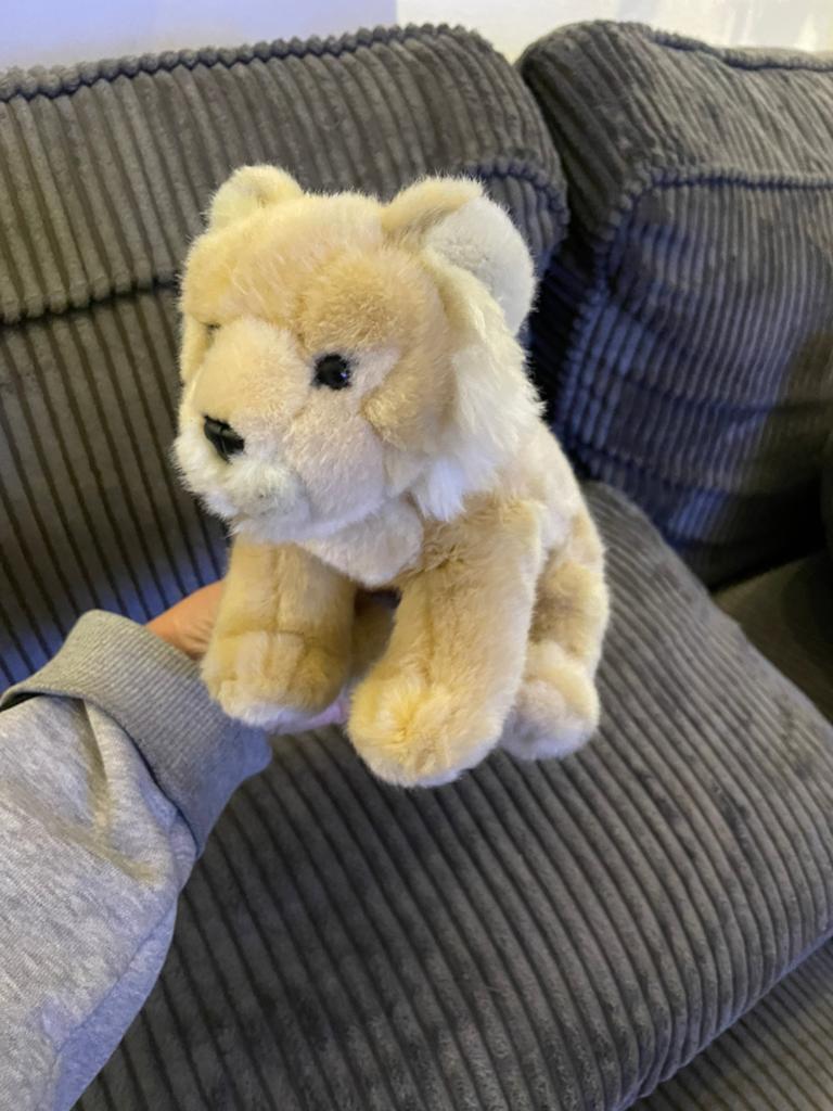 Mooie knuffel pluch van een luipaard leopard Semo, Ophalen of Verzenden, Leeuw