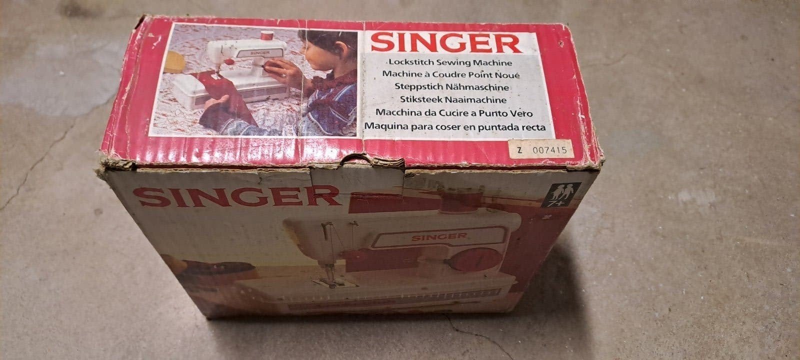 Vintage Singer kinder naaimachine op batterijen, Kinderen en Baby's, Speelgoed | Educatief en Creatief, Gebruikt, Knutselen, Ophalen of Verzenden