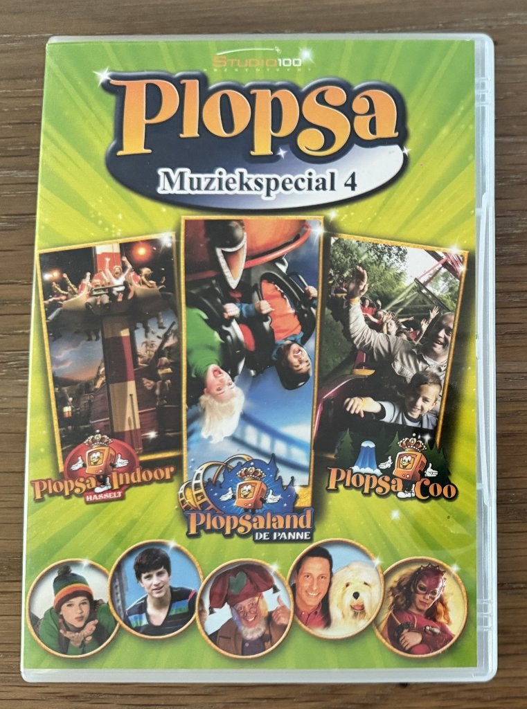 Plopsa Muziekspecial 4 DVD - Studio 100, Cd's en Dvd's, Alle leeftijden, Inclusief doosje, Zo goed als nieuw, Familie