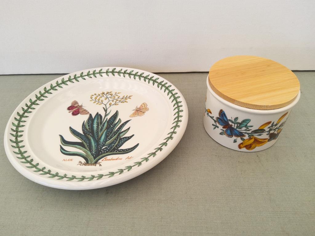 Portmeirion - The Botanic Garden - Gebaksbordje Voorraadpot, Ophalen of Verzenden