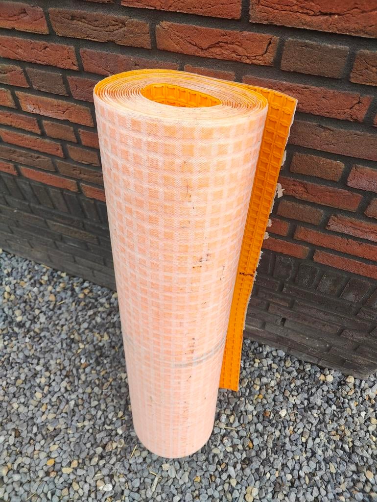 Schluter Ditra mat - ruim 10 m2 ontkoppelingsmat voor tegels, Doe-het-zelf en Verbouw, Tegels, Ophalen, Overige typen, Nieuw, 10 m² of meer