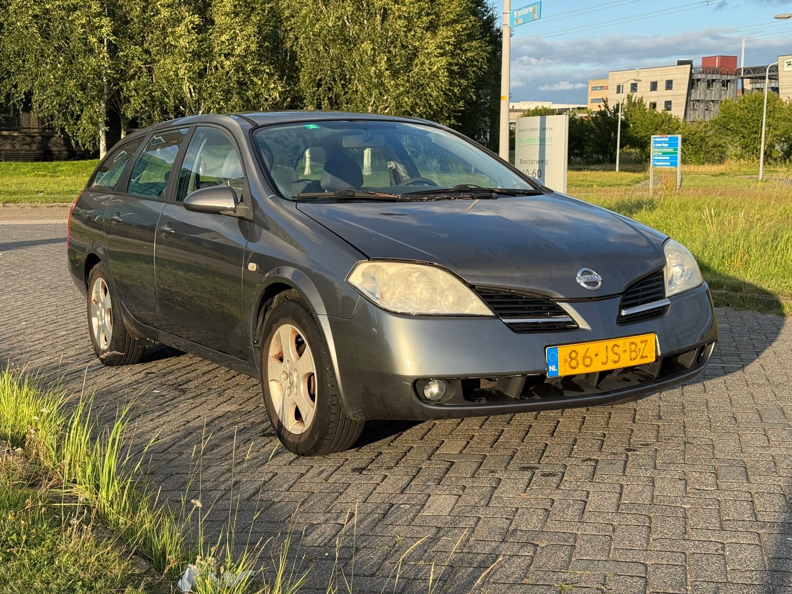 Nissan Primera 2.0 Estate 2002 Grijs 2e eigenaar, Auto's, Nissan, Particulier, Primera, Benzine, D, Stationwagon, Handgeschakeld