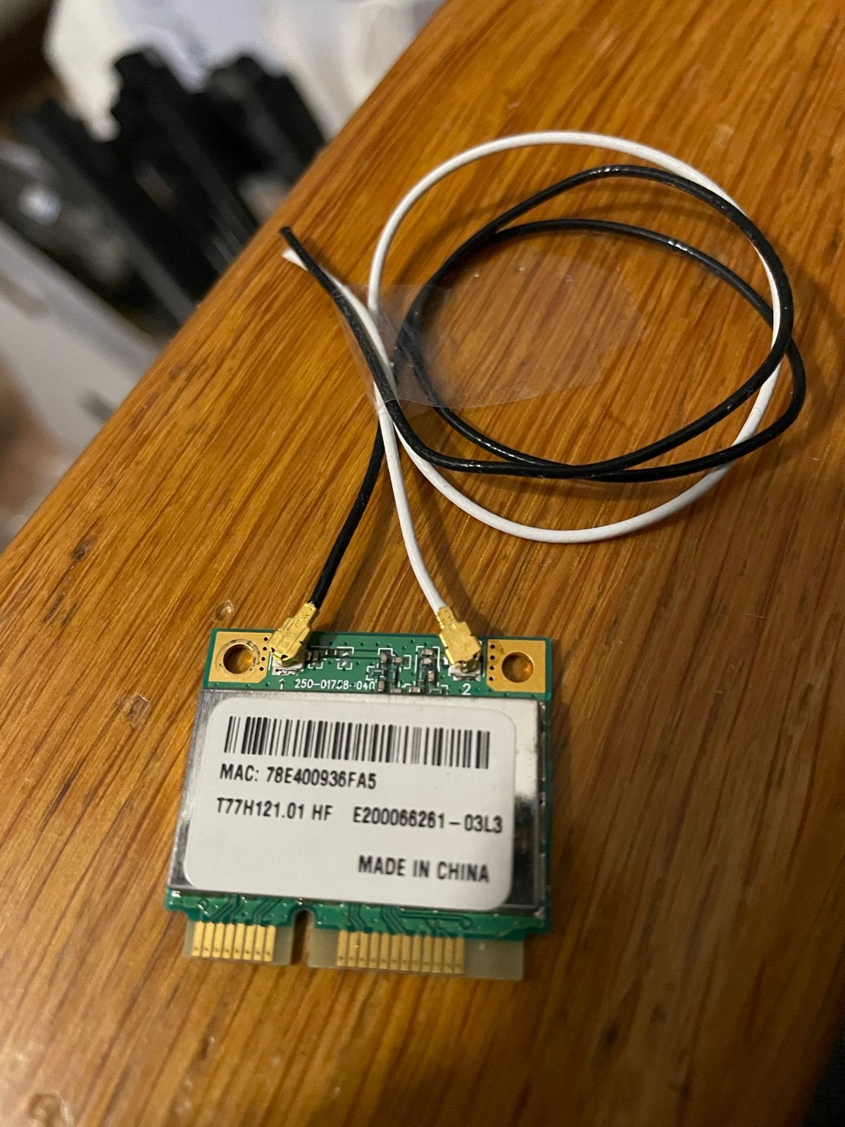 Qualcomm Atheros AR5B95 Half Mini PCI-E WiFi Kaart, Computers en Software, Ophalen of Verzenden, Gebruikt, Intern