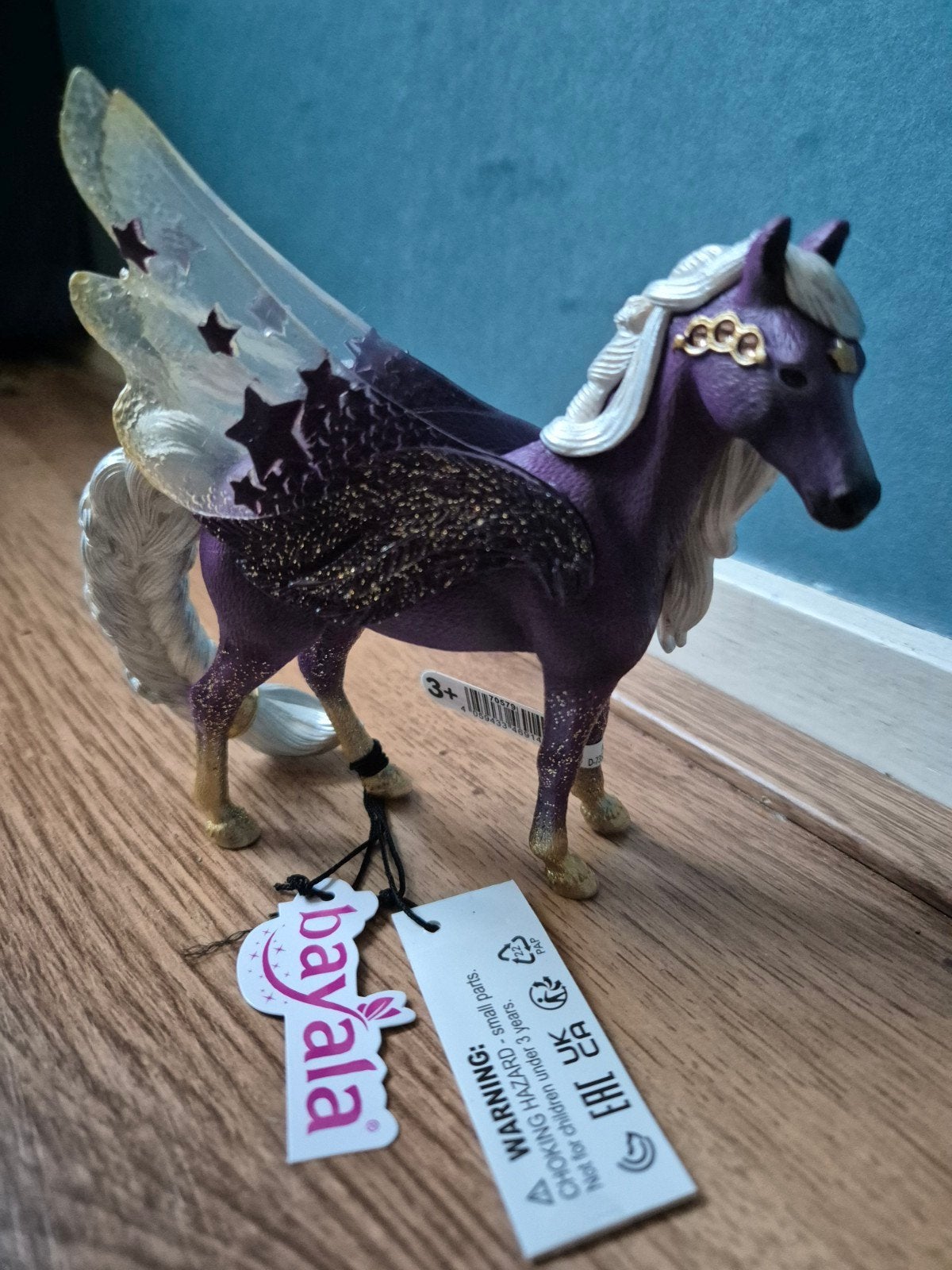 Schleich Bayala Merrie Sterren Pegasus, NIEUW, Ophalen of Verzenden, Nieuw, Paard, Beeldje of Figuurtje