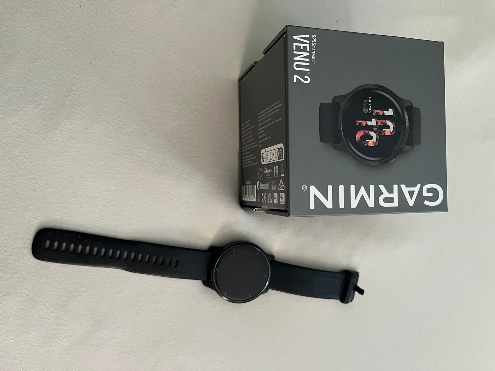 Garmin Venu 2 Black, Gebruikt, Zwart, Ophalen of Verzenden, Waterdicht