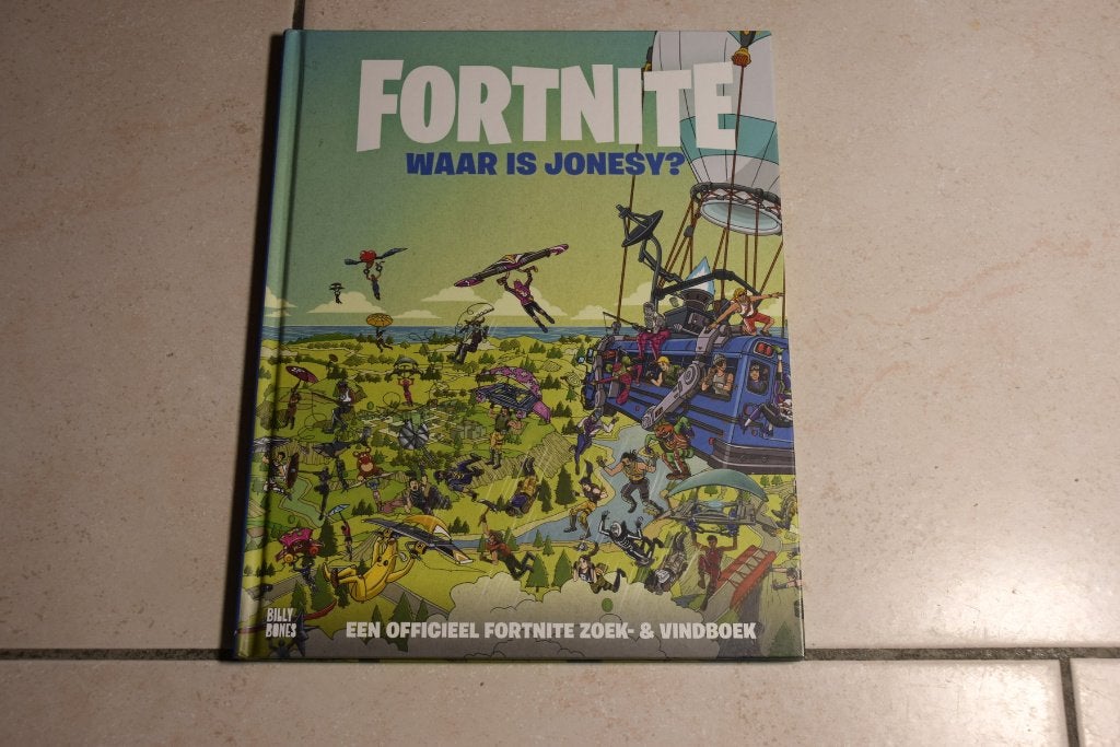 Zoekboek Fortnite Waar is Jonesy?, Boeken, Ophalen of Verzenden, Zo goed als nieuw, Fictie algemeen