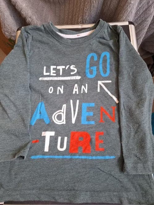 Groen adventure shirt Maat 98 h, Rebel, Ophalen of Verzenden, Zo goed als nieuw, Jongen
