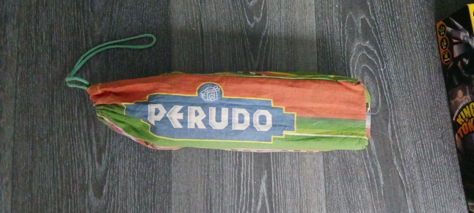 Nr 37) Perudo dobbelspel in stoffen zakje, Ophalen of Verzenden, Gebruikt