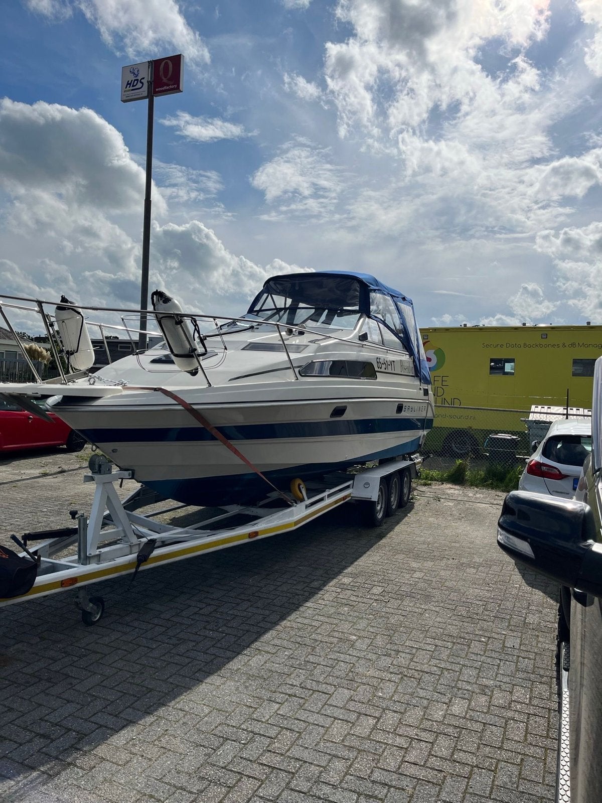 Bayliner Ciera 2655, Watersport en Boten, Motorboten en Motorjachten, 9 m, Biminitop, Zo goed als nieuw, Bayliner