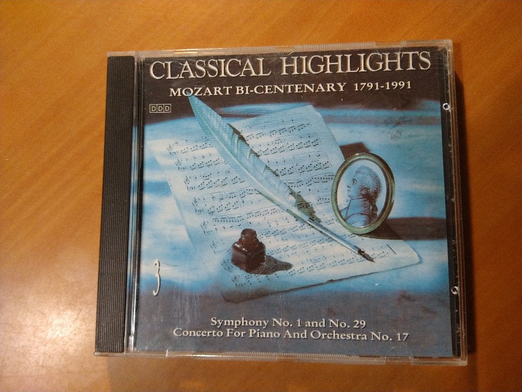 CD Mozart Bi-Centenary 1791-1991, Ophalen of Verzenden, Classicisme, Zo goed als nieuw, Orkest of Ballet