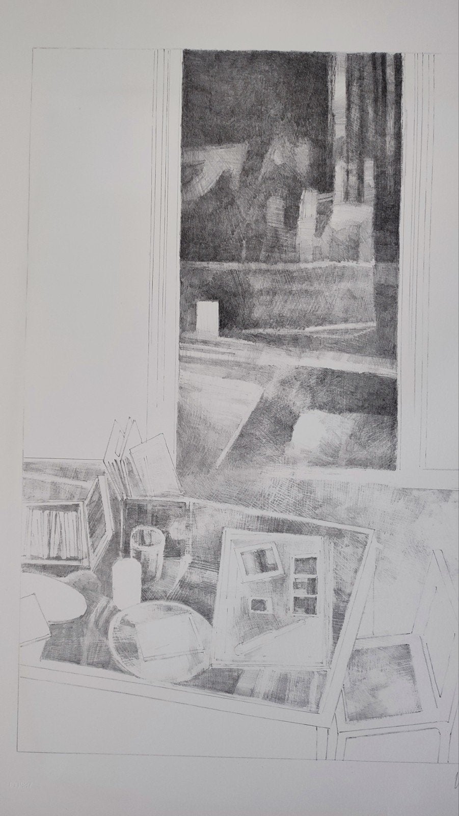 Walter Nobbe - 'De Werktafel' (1987) - Lithografie, Gesigneerd, Ophalen, Lithografie