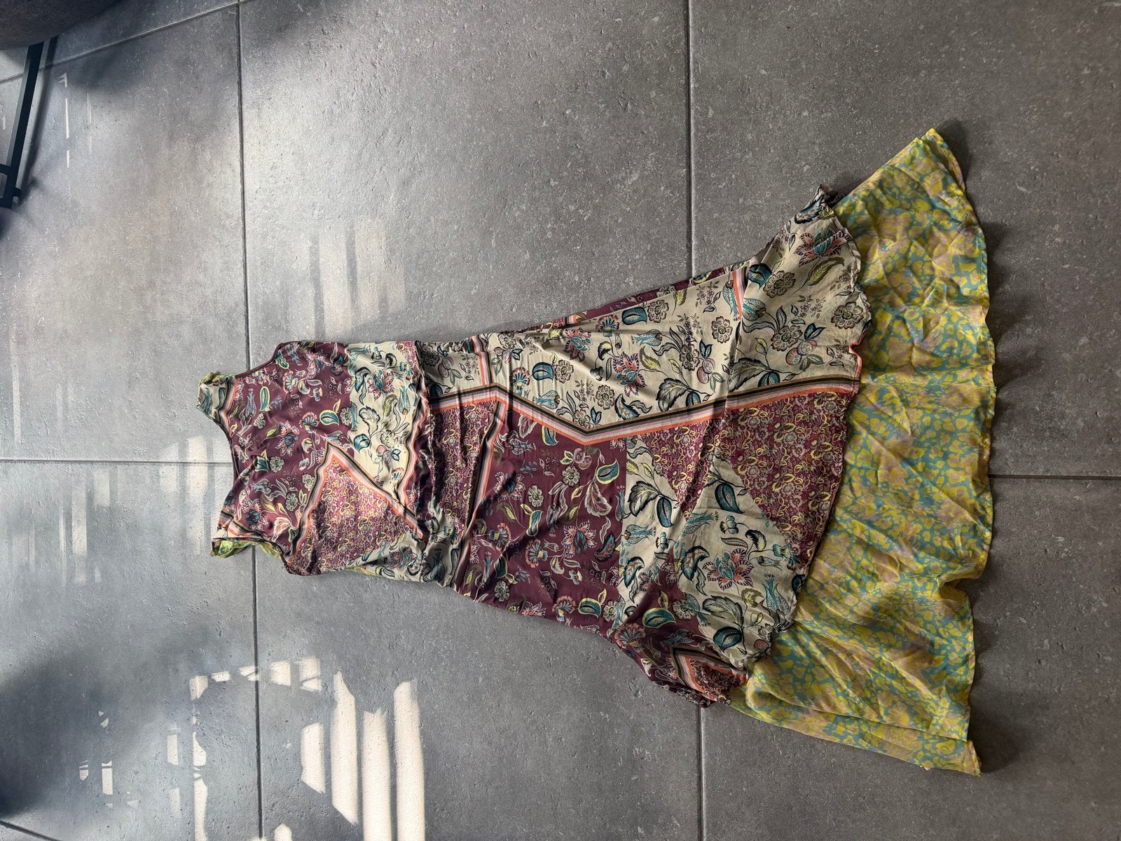 originele Tessa Koops jurk maat XL, Kleding | Dames, Meerkleurig, Maat 46/48 (XL) of groter, Ophalen of Verzenden, Zo goed als nieuw