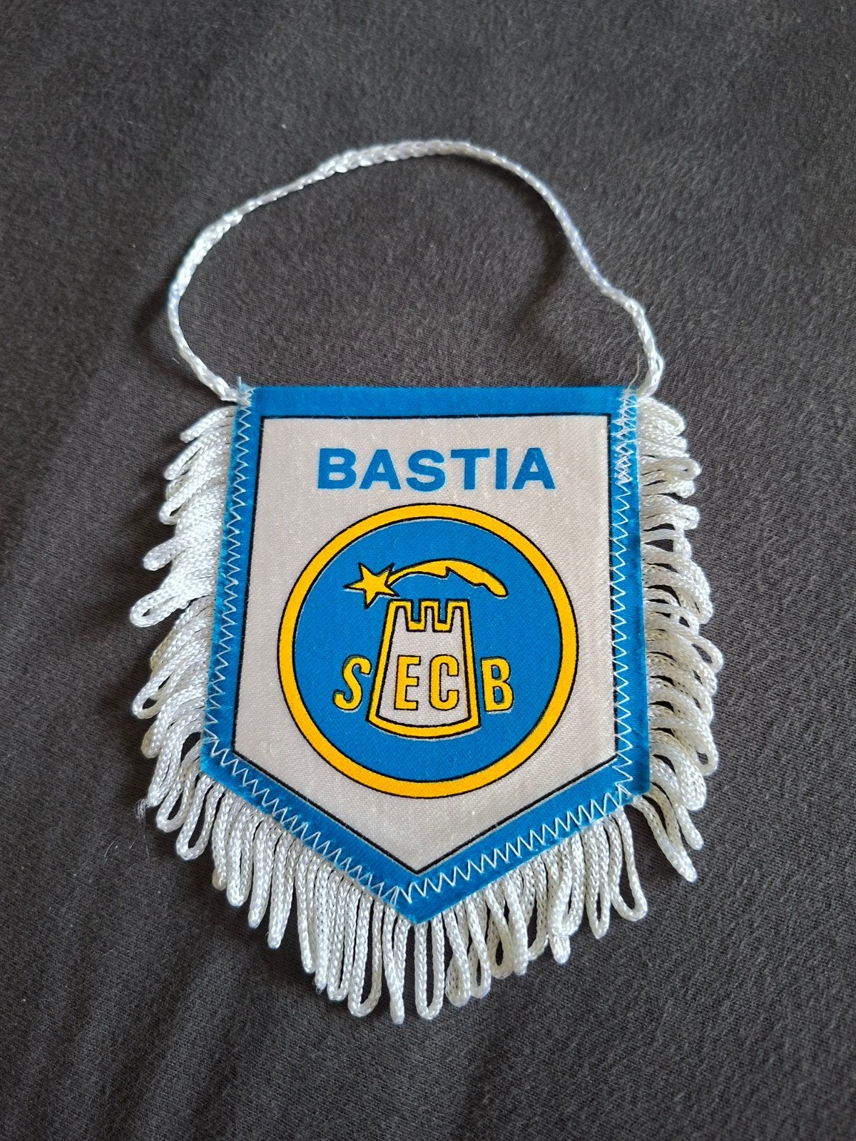 SC Bastia vaantje, Ophalen of Verzenden, Buitenlandse clubs, Vaantje of Sjaal