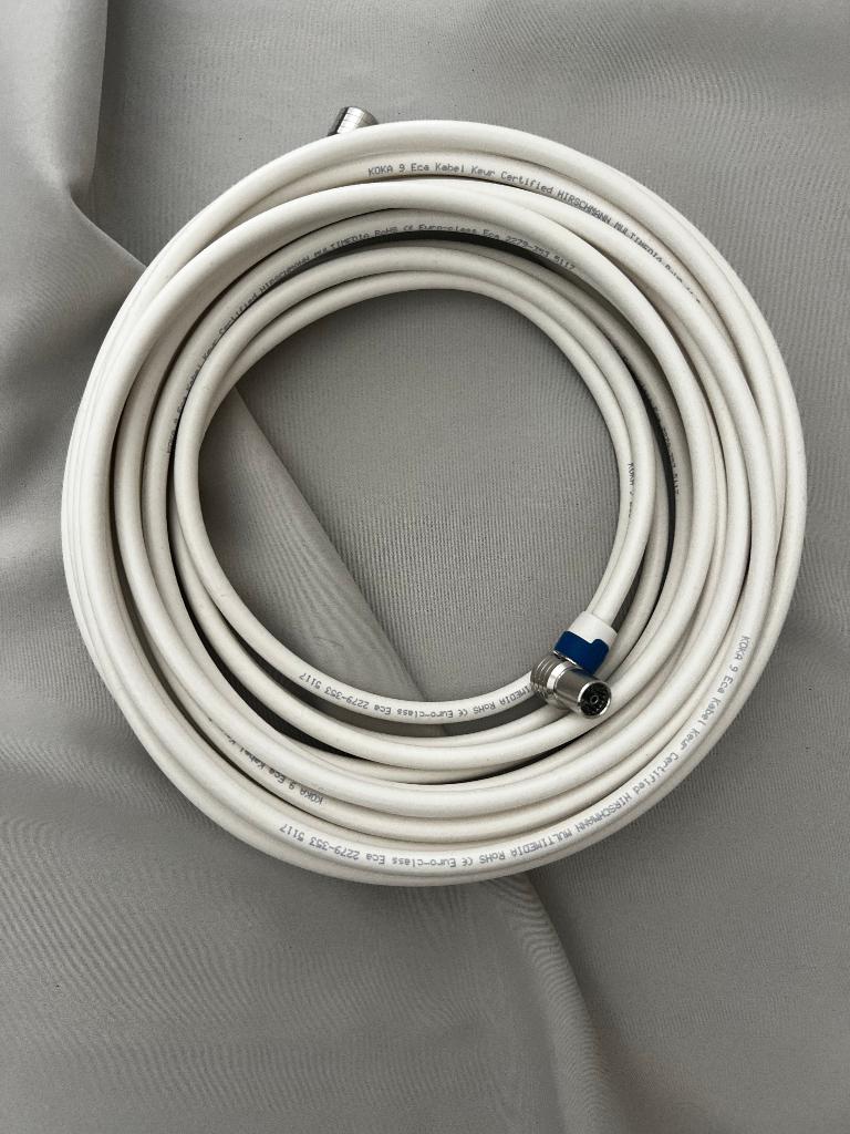 Hirschmann CATV coax aansluitkabel 10 meter, Ophalen of Verzenden, Zo goed als nieuw, 10 meter of meer, Coaxiale kabel
