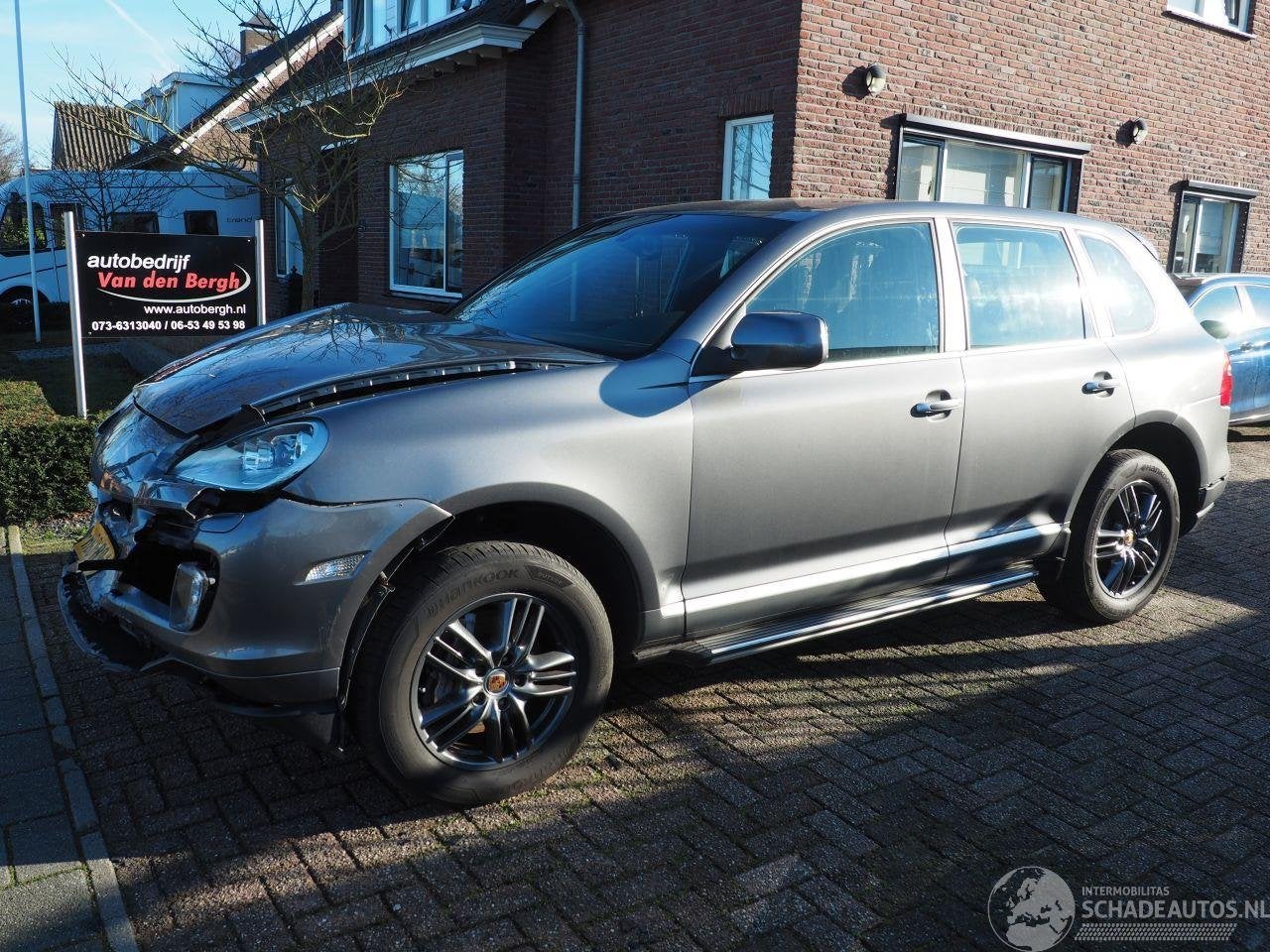 Porsche Cayenne 4.8 S (bj 2008, automaat), Auto diversen, Schadeauto's, Porsche, Automaat, Benzine, SUV of Terreinwagen, Zilver of Grijs
