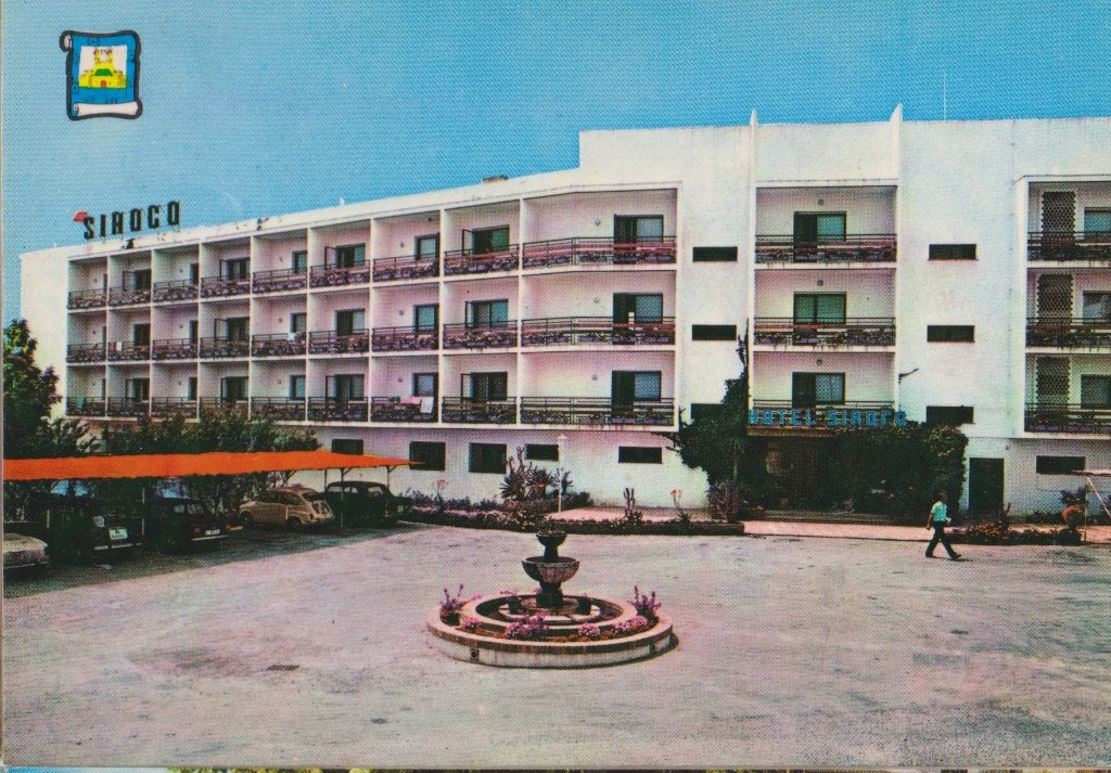 Spanje Benalmadena Hotel Siroco, Verzenden, 1960 tot 1980, Ongelopen, Gebouw