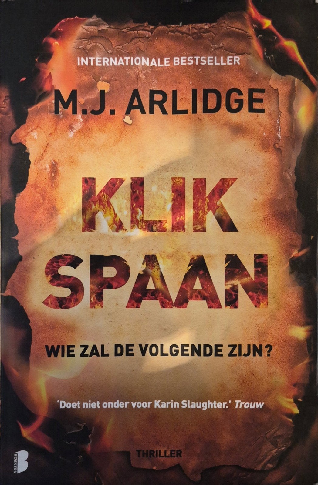M.J. Arlidge - Klikspaan (Thriller), Ophalen of Verzenden, Zo goed als nieuw, M.J. Arlidge, Europa overig