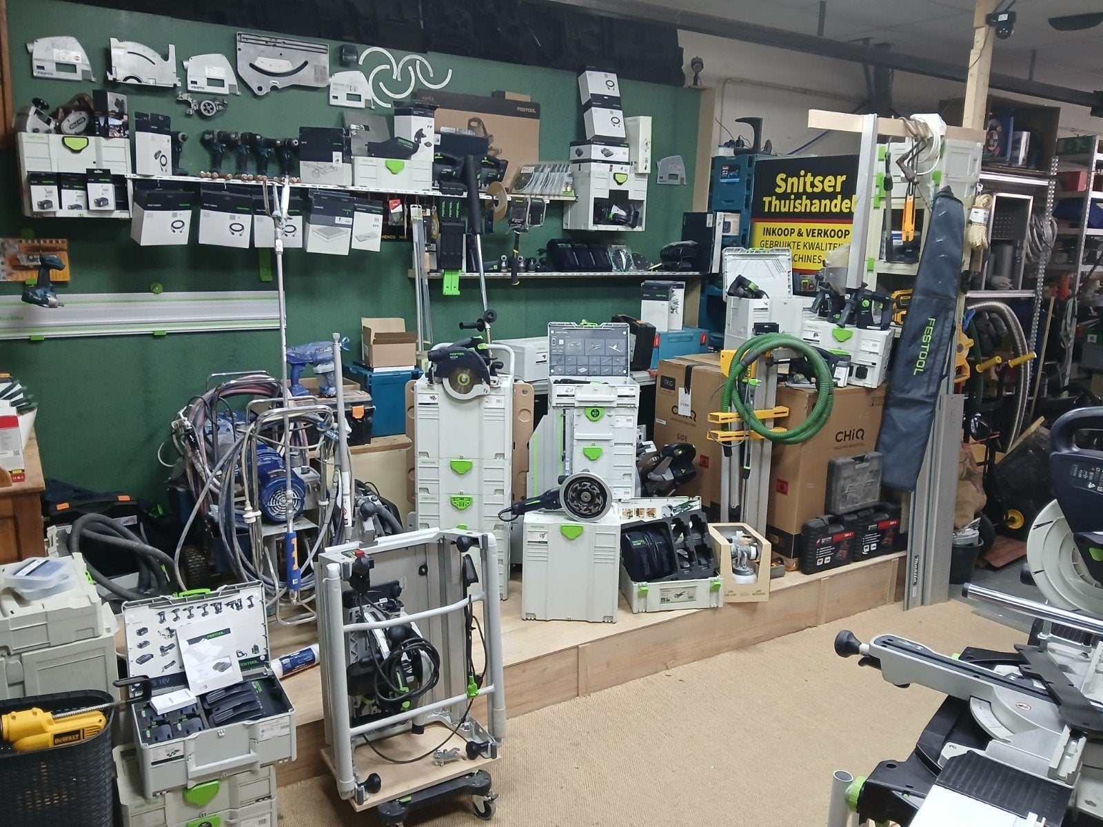 Festool Afkortzaag., Ophalen, Gebruikt, -, -