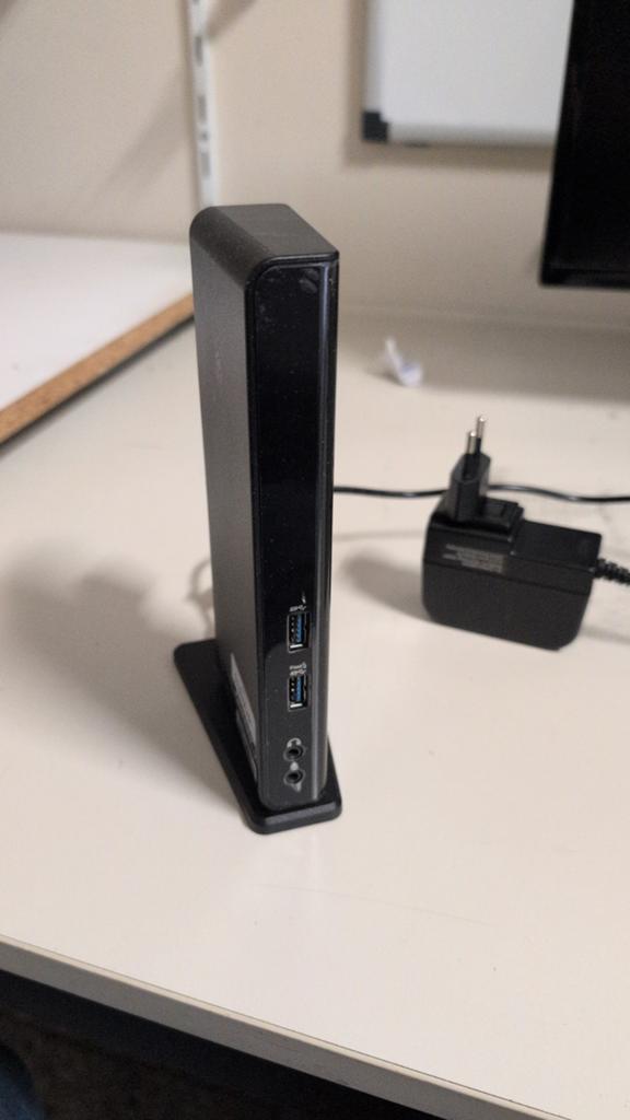 Icy Box IB-DK2241AC DisplayLink Docking Station, Computers en Software, Dockingstations, Zo goed als nieuw, Docking station, Laptop