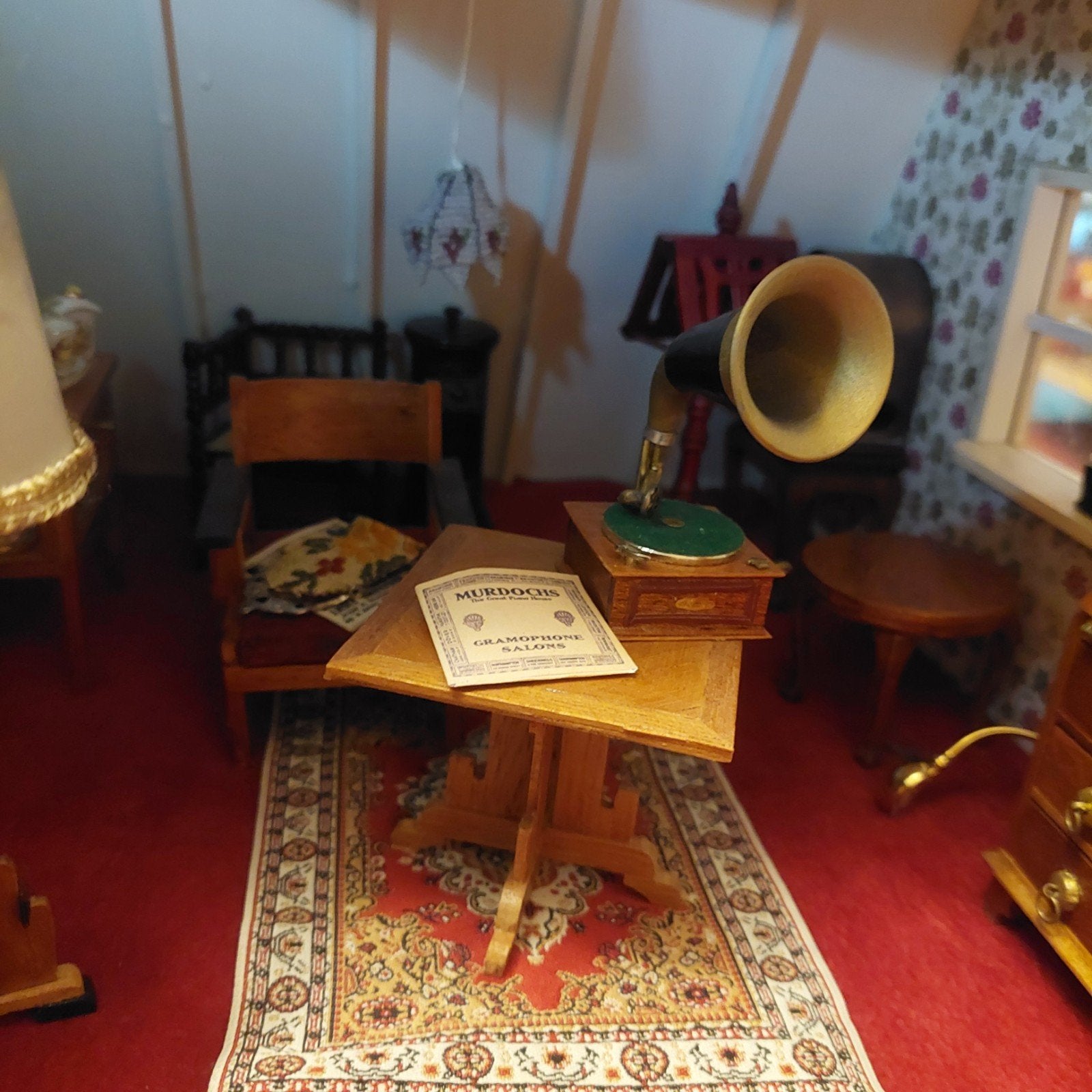grammofoon plaat voor poppenhuis, Ophalen of Verzenden, Zo goed als nieuw, Poppenhuis