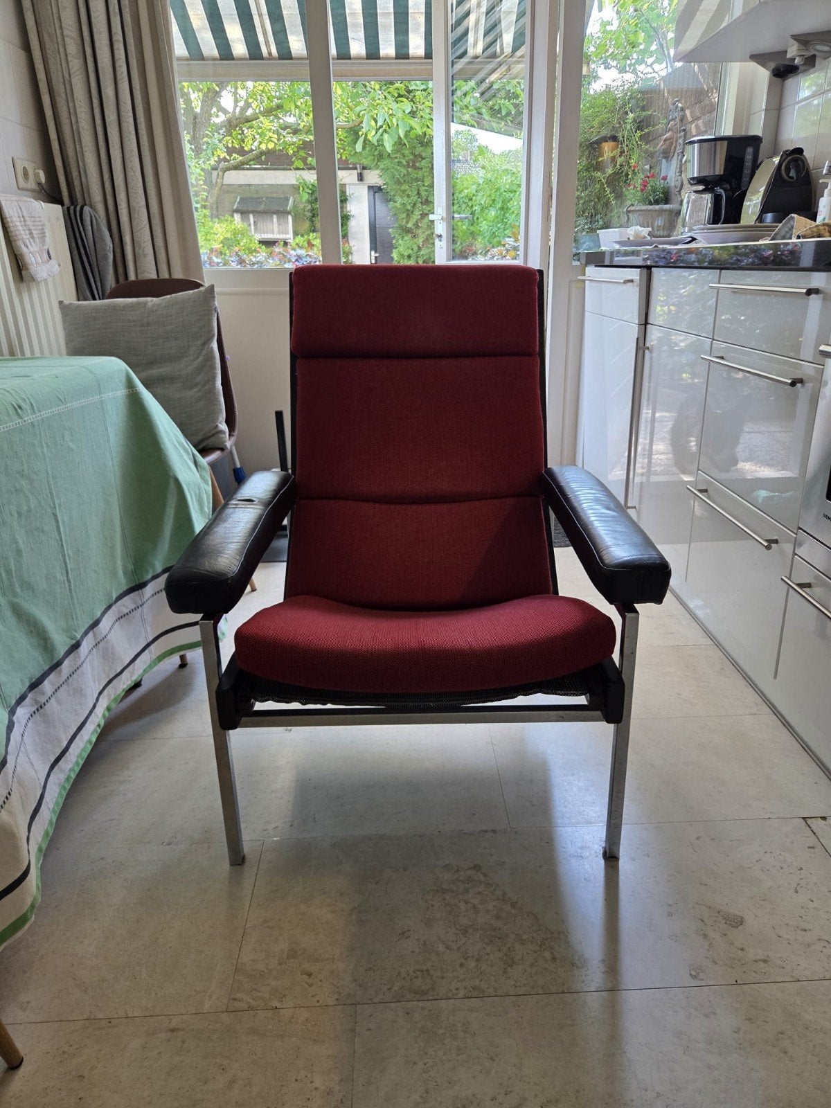Vintage Fauteuil 'Lotus' Rob Parry Gelderland Jaren '60, Ophalen, Gebruikt, Stof, Vintage, Nederlands Modernisme, Jaren '60