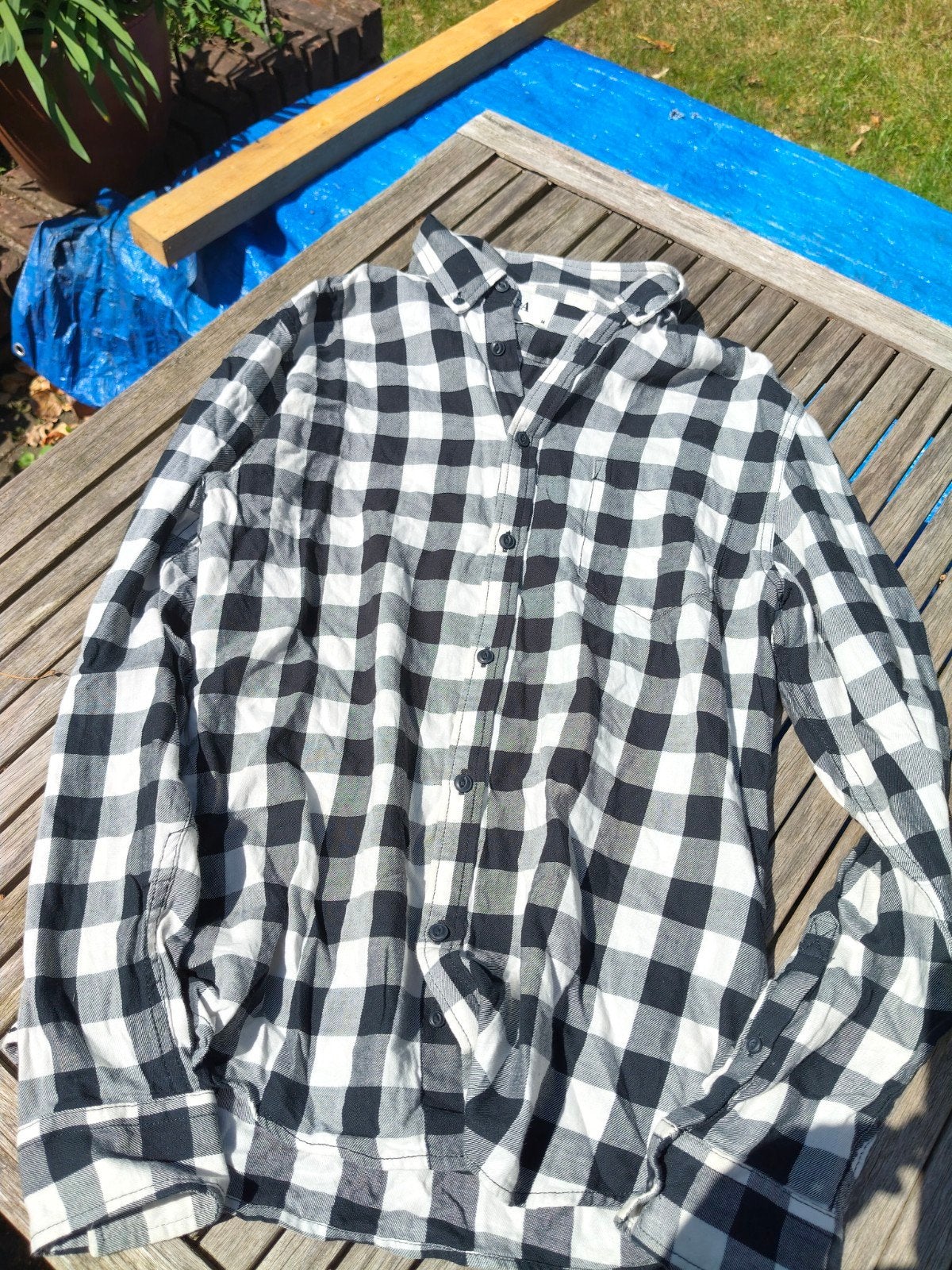 C&A Slim Fit Geruit Overhemd Maat M, Kleding | Heren, Overhemden, Gedragen, Meerkleurig, Verzenden, Halswijdte 39/40 (M)