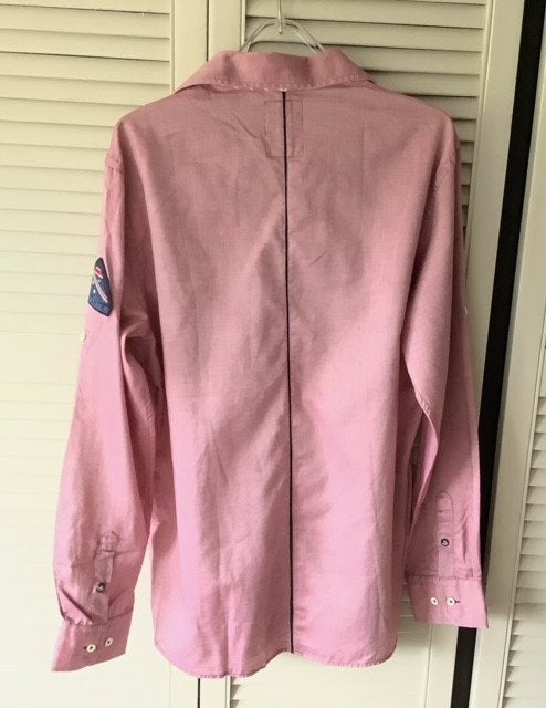 City of Sails roze/rood overhemd - Maat M - Nieuw!, City of Sails, Nieuw, Roze, Halswijdte 39/40 (M)
