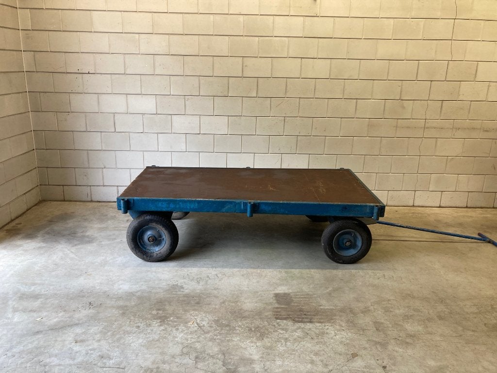 grasmaaier aanhanger platte kar minitractor, Tuin en Terras, Ophalen, Gebruikt, Minder dan 90 cm