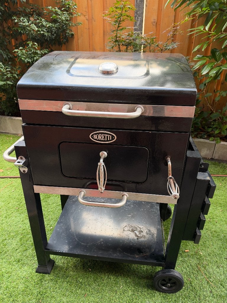 BORETTI Carbone 2.0 Houtskool BBQ + Hoes, Ophalen, Gebruikt, BORETTI, Met accessoires