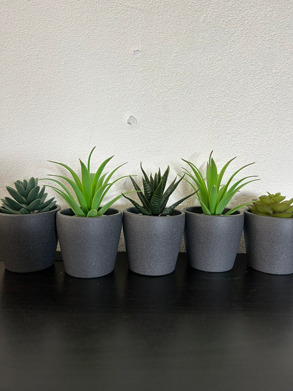 5 kunstplantjes in IKEA bloempot, Ophalen of Verzenden