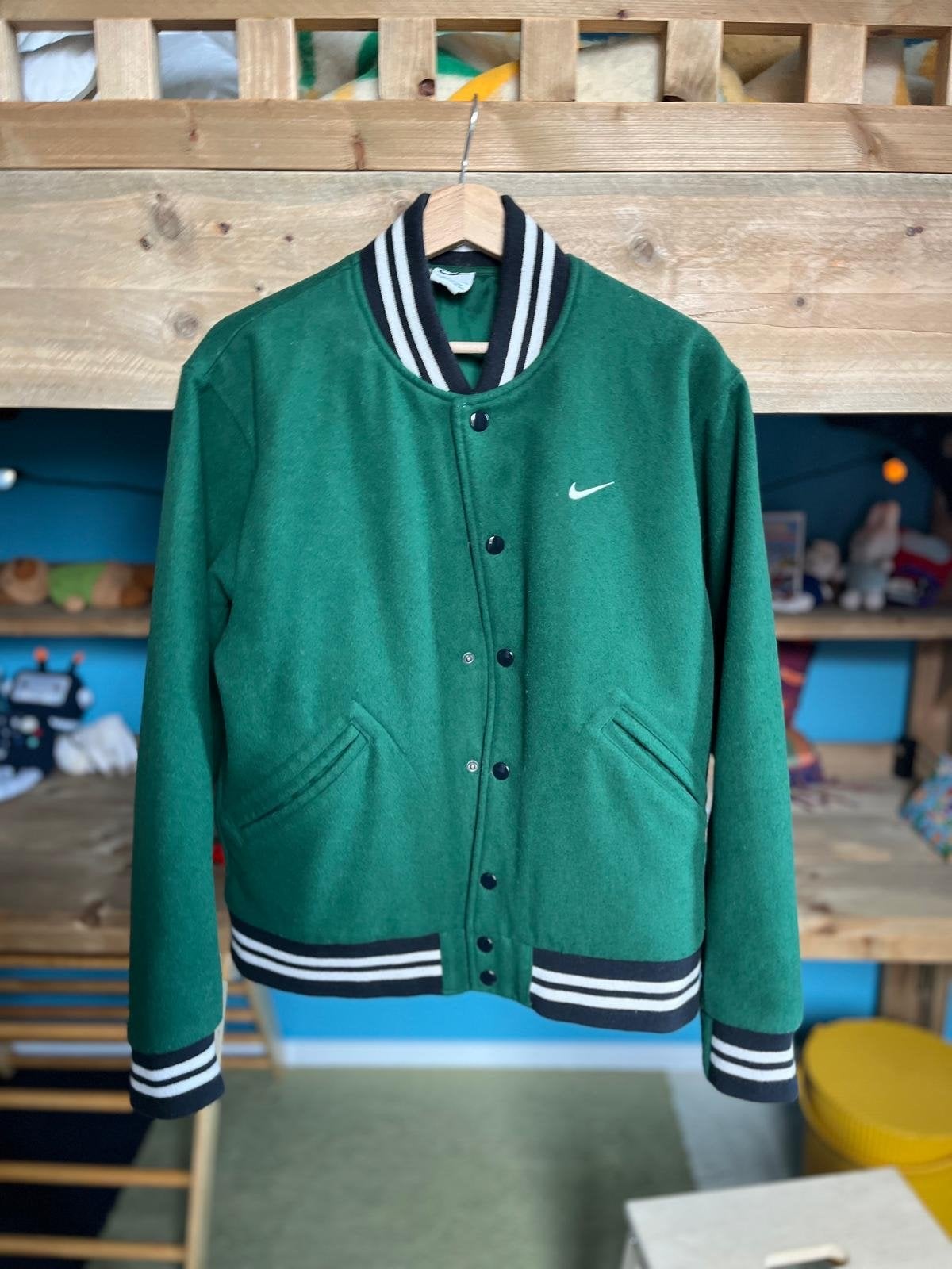 Nike Varsity Jas Dames, Ophalen of Verzenden, Zo goed als nieuw, Maat 36 (S), Groen