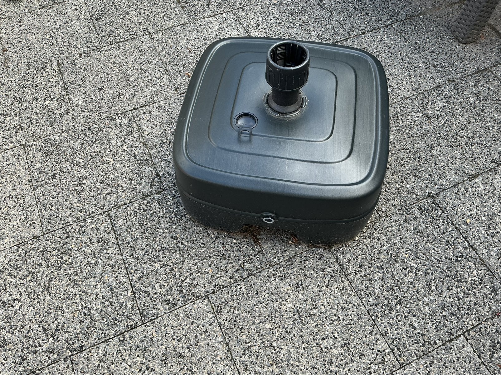 Te koopje parasol voet bieden, Ophalen of Verzenden, Zo goed als nieuw, Minder dan 1 meter, Parasolvoet