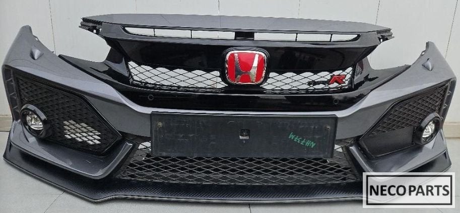 HONDA CIVIC X VOORBUMPER COMPLEET ORIGINEEL ALLES LEVERBAAR, Honda, Gebruikt, -, Voor