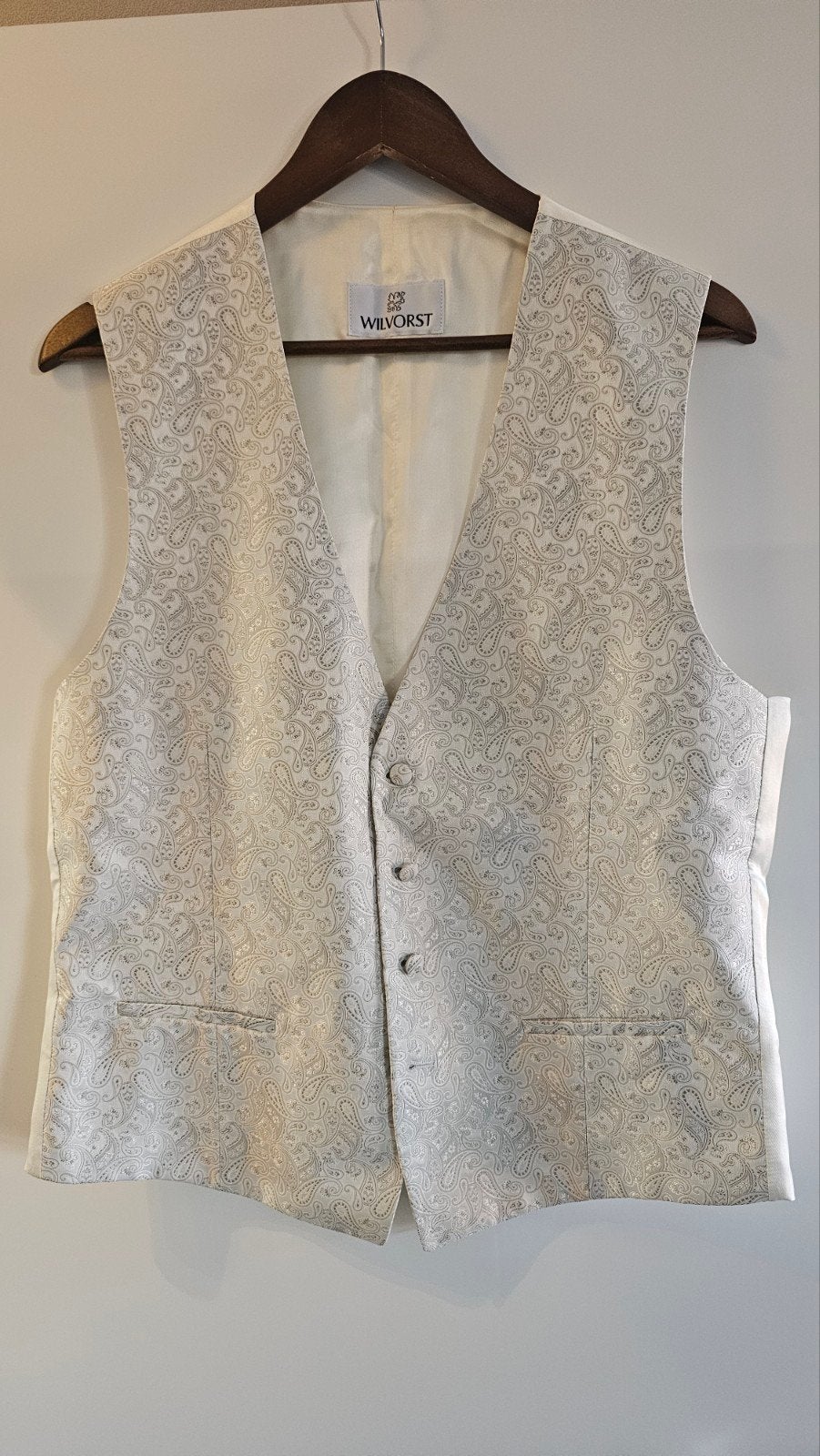Wilvorst gilet met paisley patroon mt42, Ophalen of Verzenden, Zo goed als nieuw, Wilvorst
