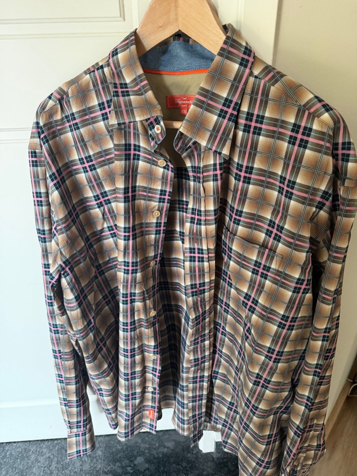 Façonnable Overhemd XXL - Zo goed als nieuw, Kleding | Heren, Ophalen of Verzenden, Zo goed als nieuw, Meerkleurig, Overige halswijdtes