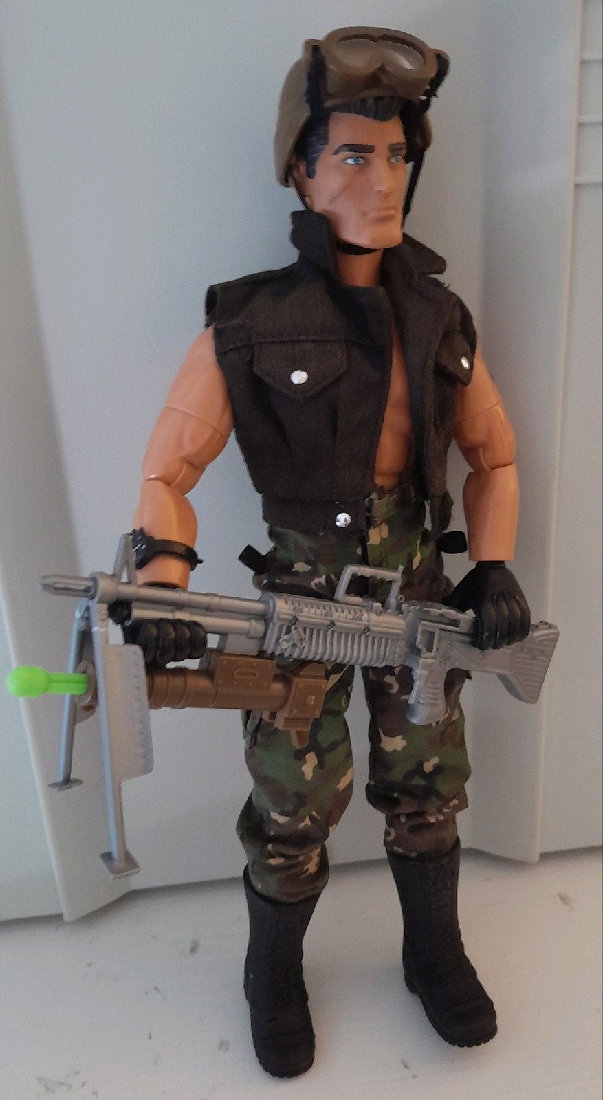 vintage Action Man Sniper Scherpschutter Hasbro, Verzamelen, Ophalen of Verzenden, Gebruikt