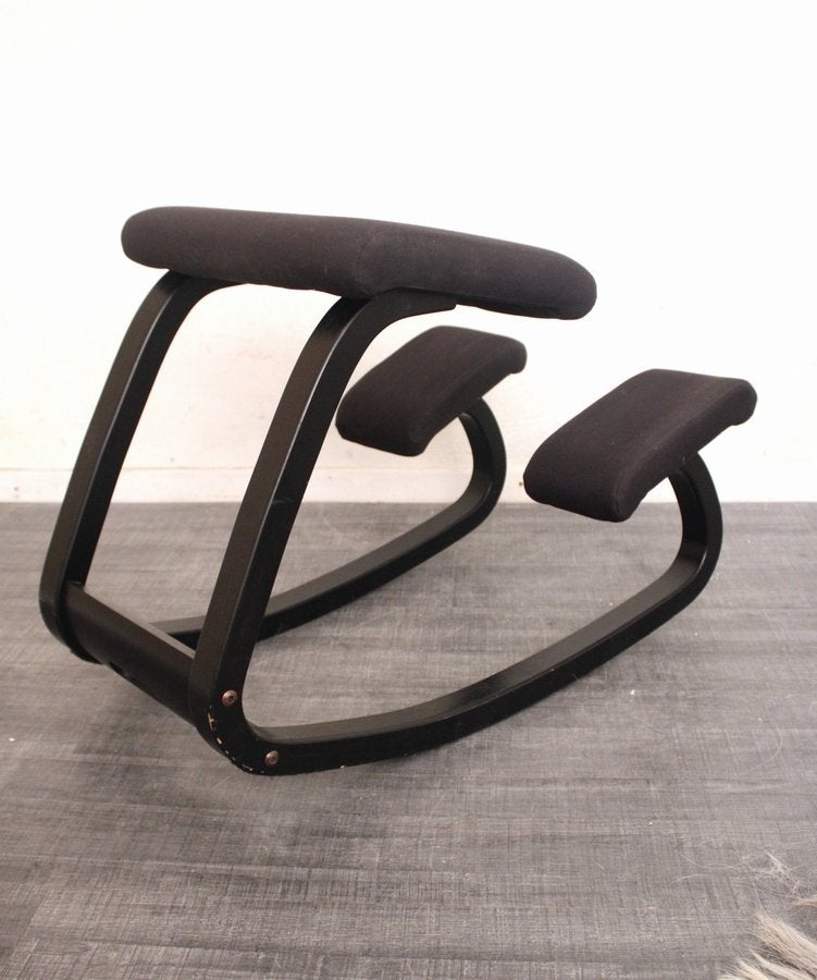 Stokke Varier balans kniestoel, Hout, Gebruikt, -, Zwart