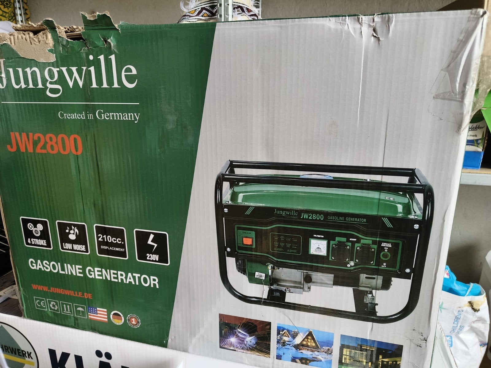 Jungwille JW2800 Benzine Generator - Nieuw in doos, Ophalen of Verzenden, Nieuw