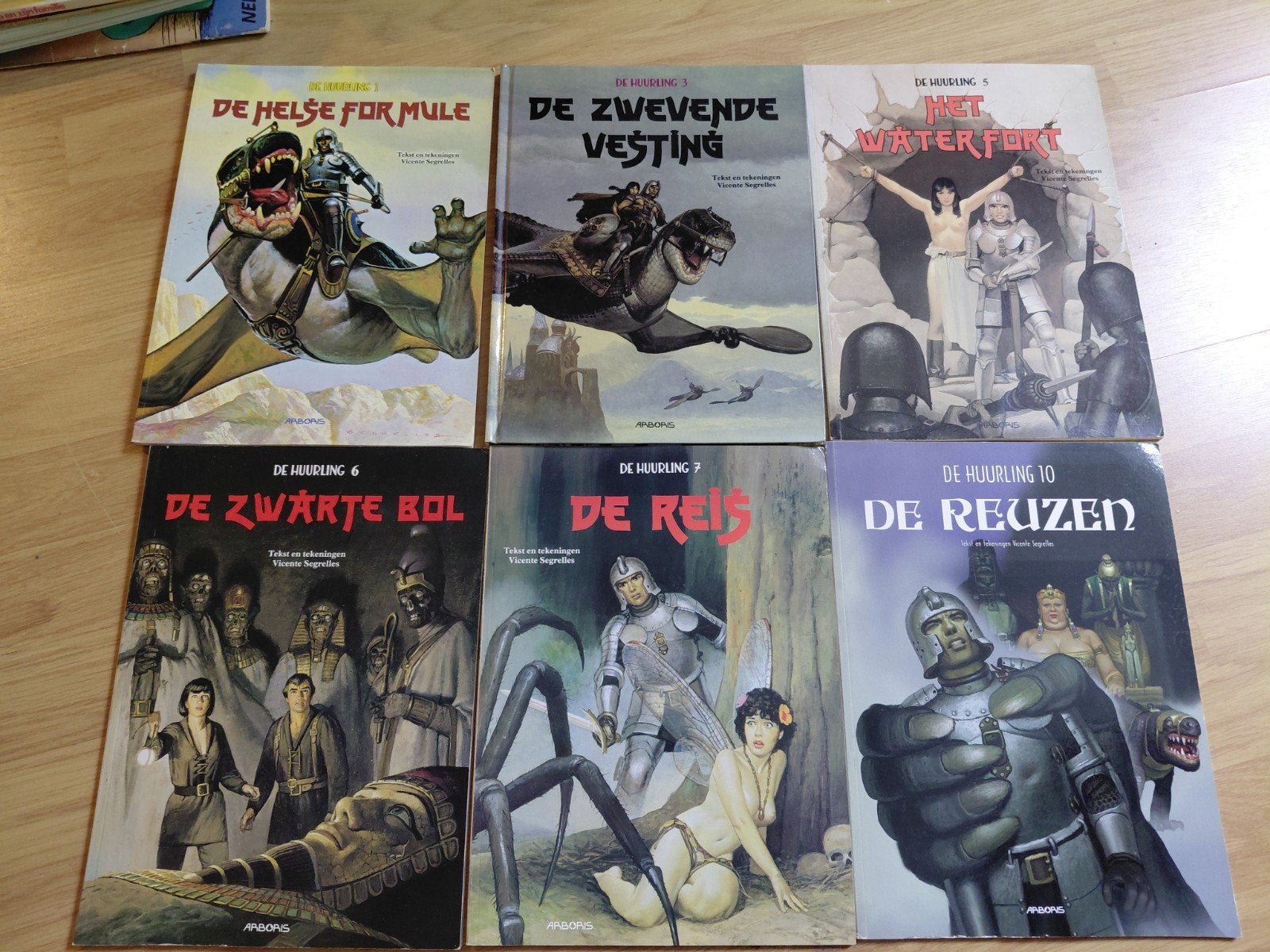 De Huurling >> Arboris, Vicente Segrelles losse delen, Meerdere comics, Ophalen of Verzenden, Zo goed als nieuw, Europa