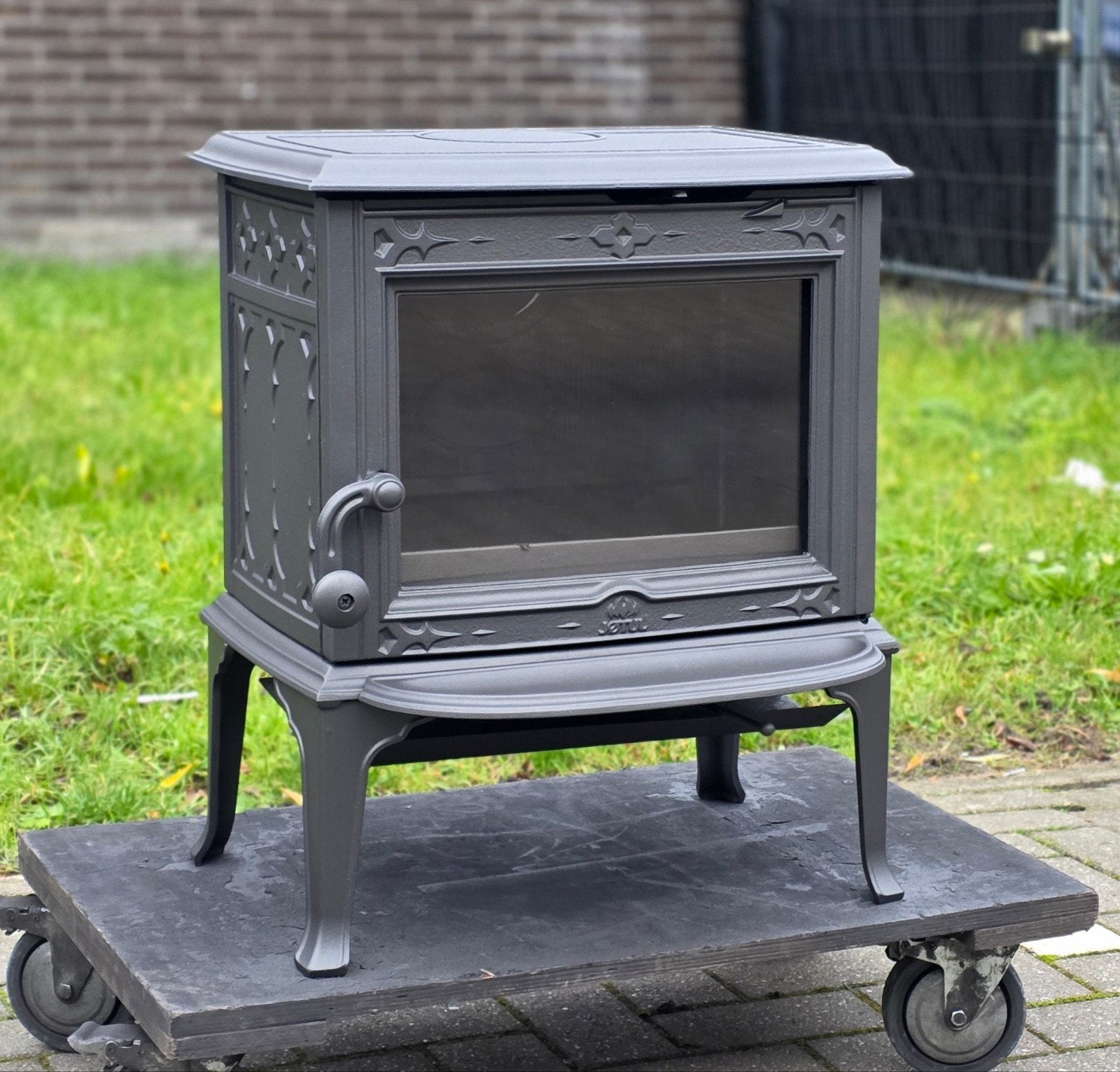 Houtkachel Jotul F100, Houtkachel, Ophalen of Verzenden, Zo goed als nieuw, Vrijstaand