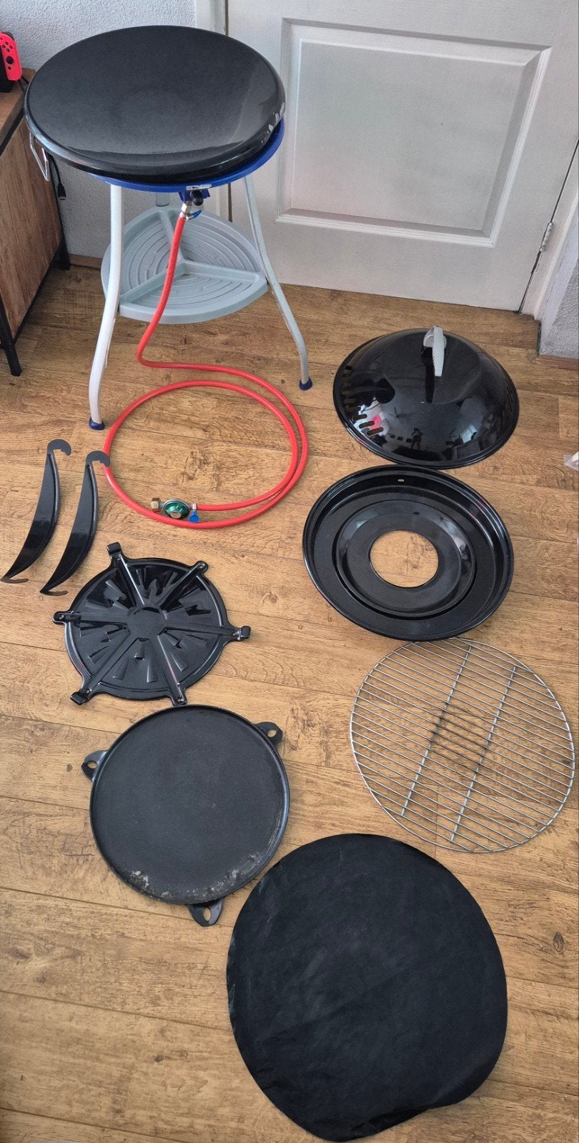 Cadac Carri Chef 2 BBQ met accessoires en gasfles, Caravans en Kamperen, Kampeeraccessoires, Ophalen, Gebruikt