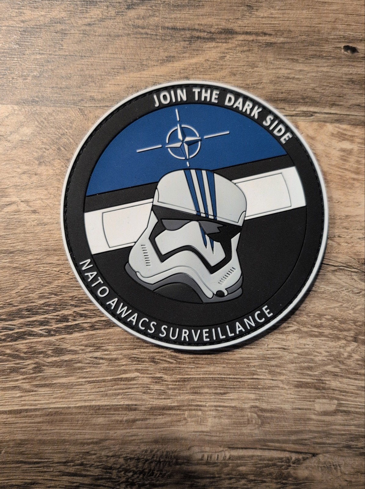 NATO AWACS Surveillance Patch - Star Wars Stormtrooper, Verzenden, Nieuw