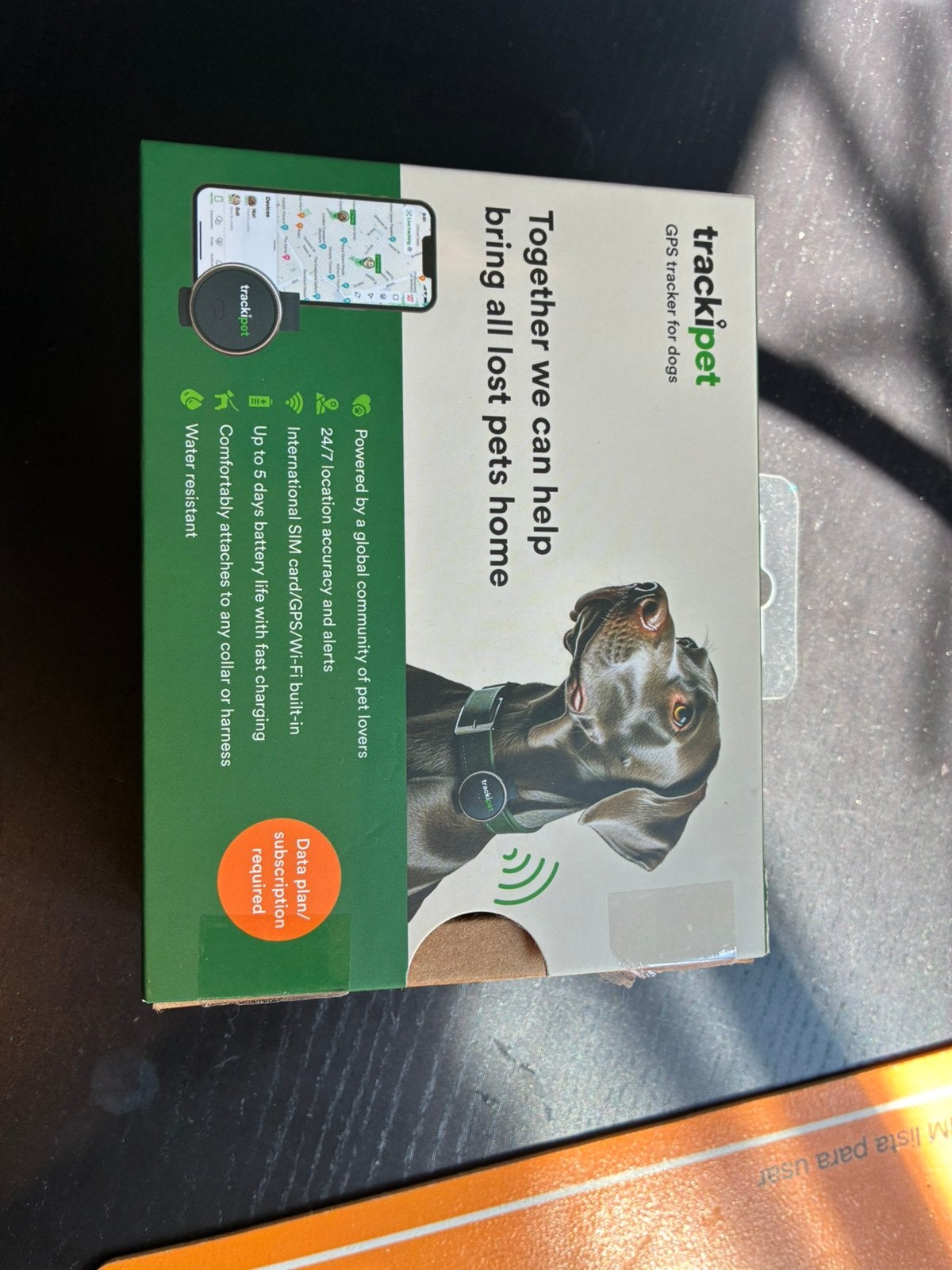 Trackipet GPS tracker voor honden, Dieren en Toebehoren, Ophalen of Verzenden, Zo goed als nieuw