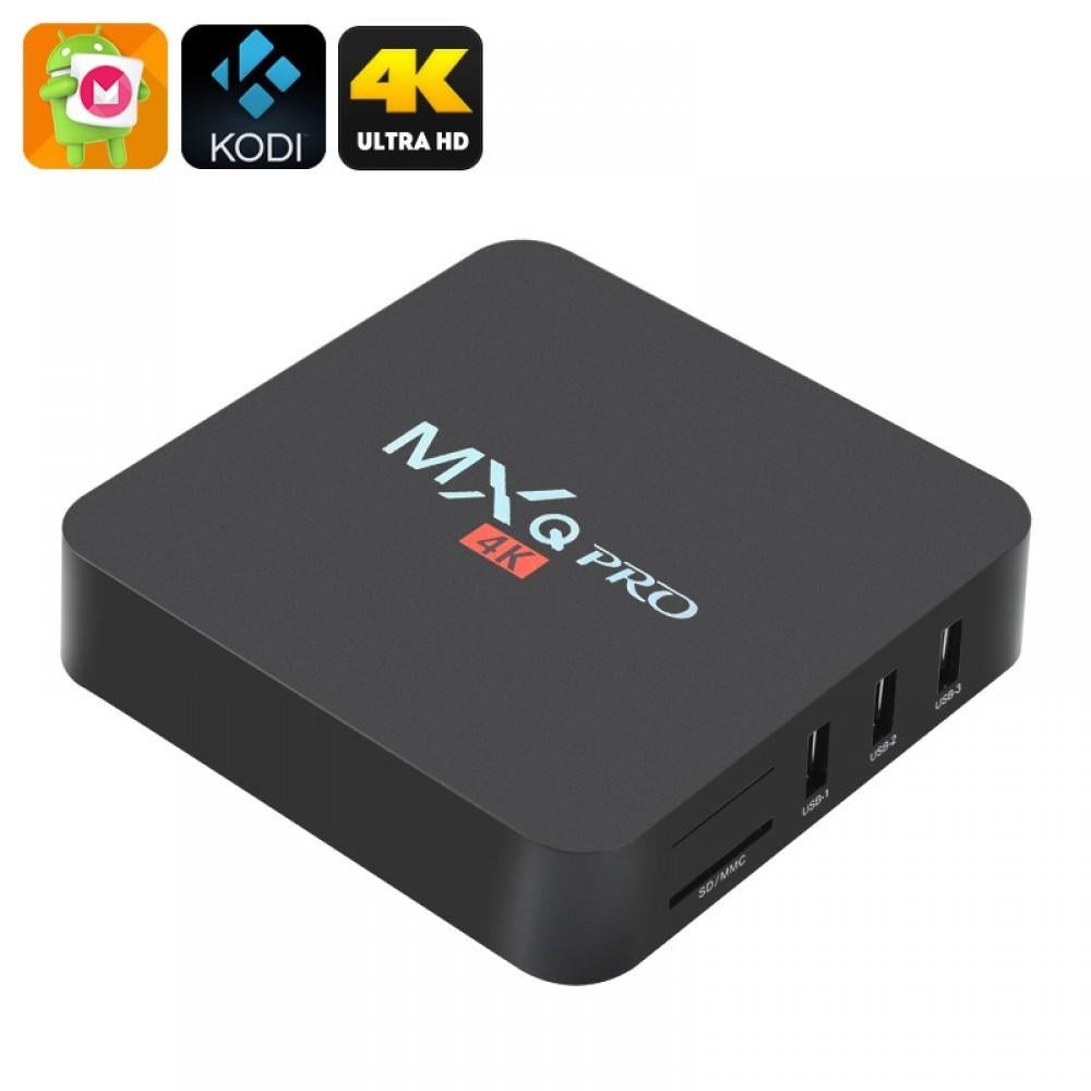 MXQ Pro 4K Android TV Box - Smart Media Player, Audio, Tv en Foto, Mediaspelers, Ophalen of Verzenden, Gebruikt, HDMI, Zonder harde schijf