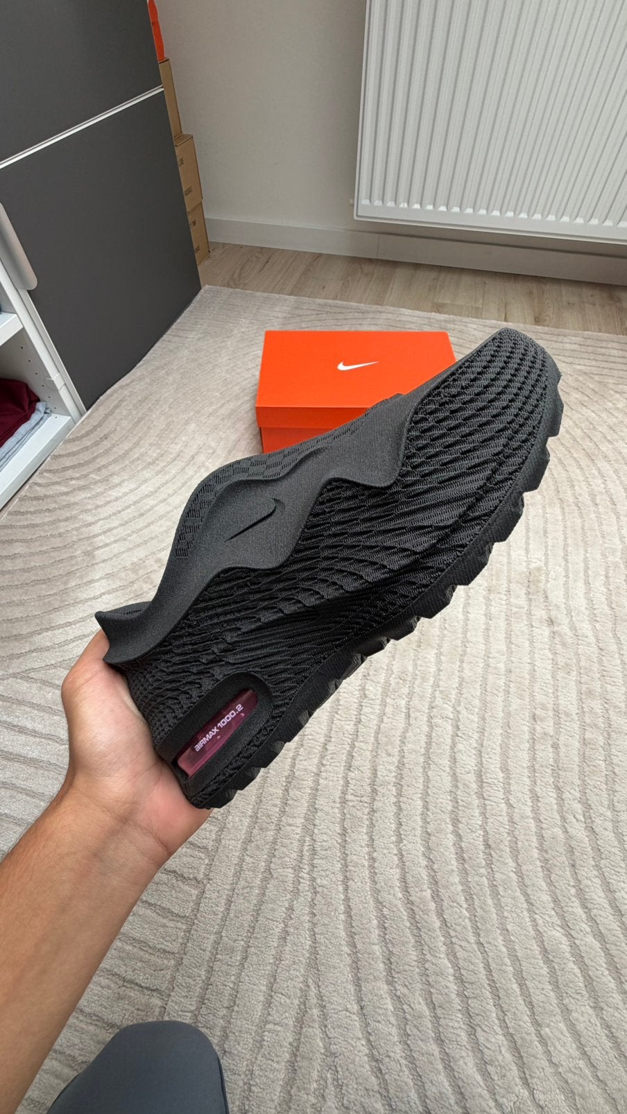 Nike AIRMAX 1000.2 Black/Pink Spell – US M 5 / EU 37,5, Zwart, Nieuw, Ophalen of Verzenden, Sneakers of Gympen