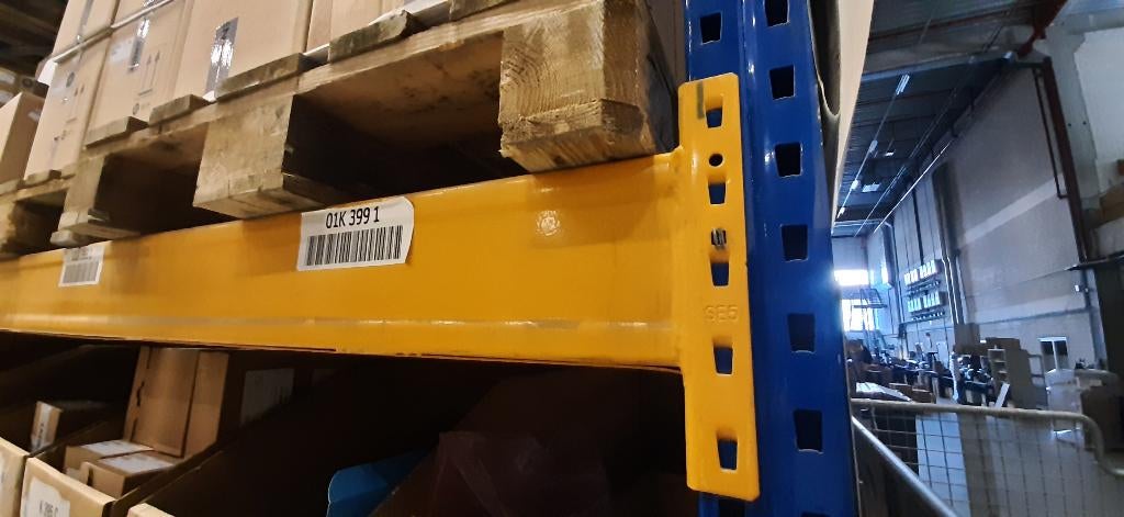 Palletstelling 200 tot 650cm hoog Stelling Gebruikt