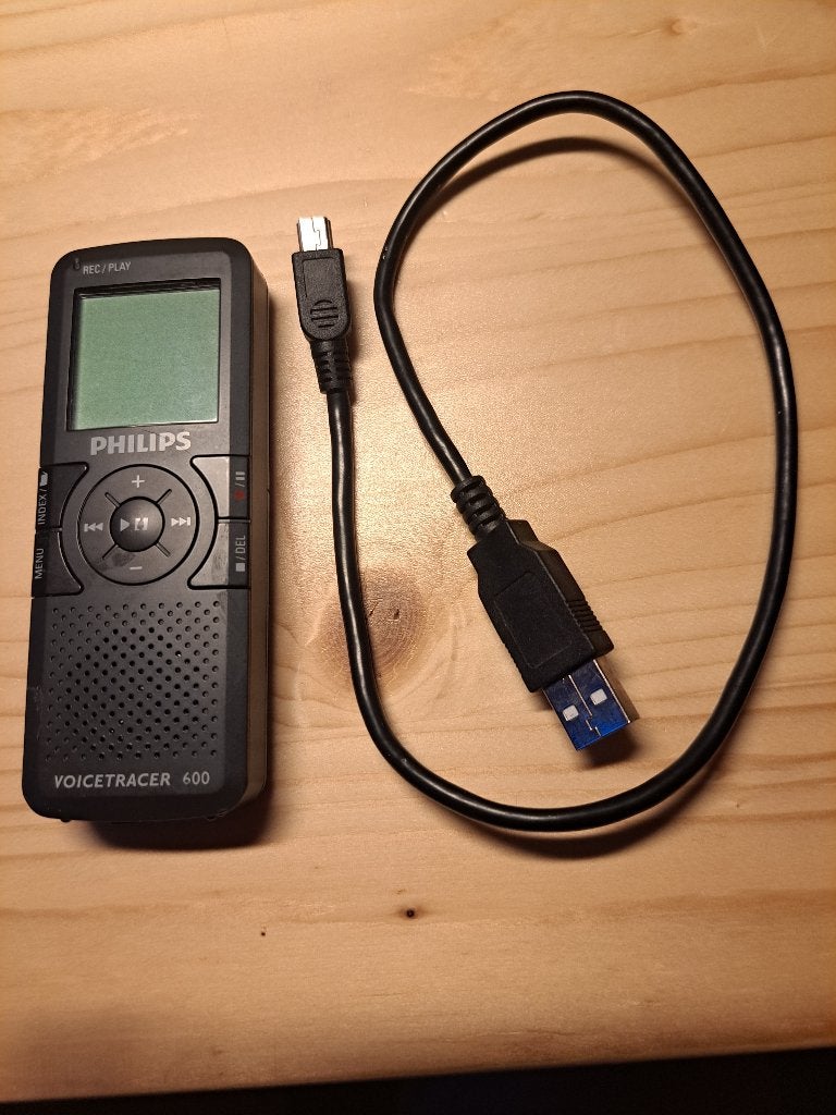 Philips Voicetracer 600 - Digitale voicerecorder, Audio, Tv en Foto, Ophalen of Verzenden, Zo goed als nieuw, Audio