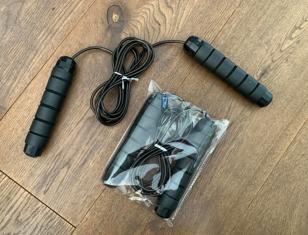 Fitness Jump Rope – Springtouw Training – Zwart – Nieuw, Verzenden, Sport-springtouw, Nieuw