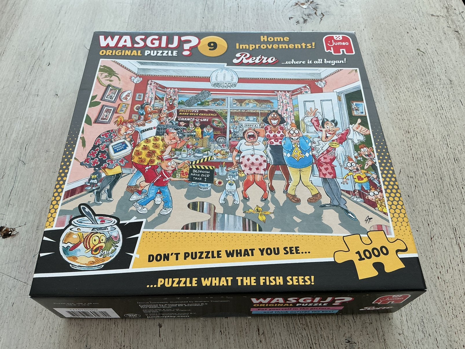 Wasgij Retro ‘Klein Verbouwinkje!’ 1000 st., Ophalen of Verzenden, 500 t/m 1500 stukjes, Zo goed als nieuw